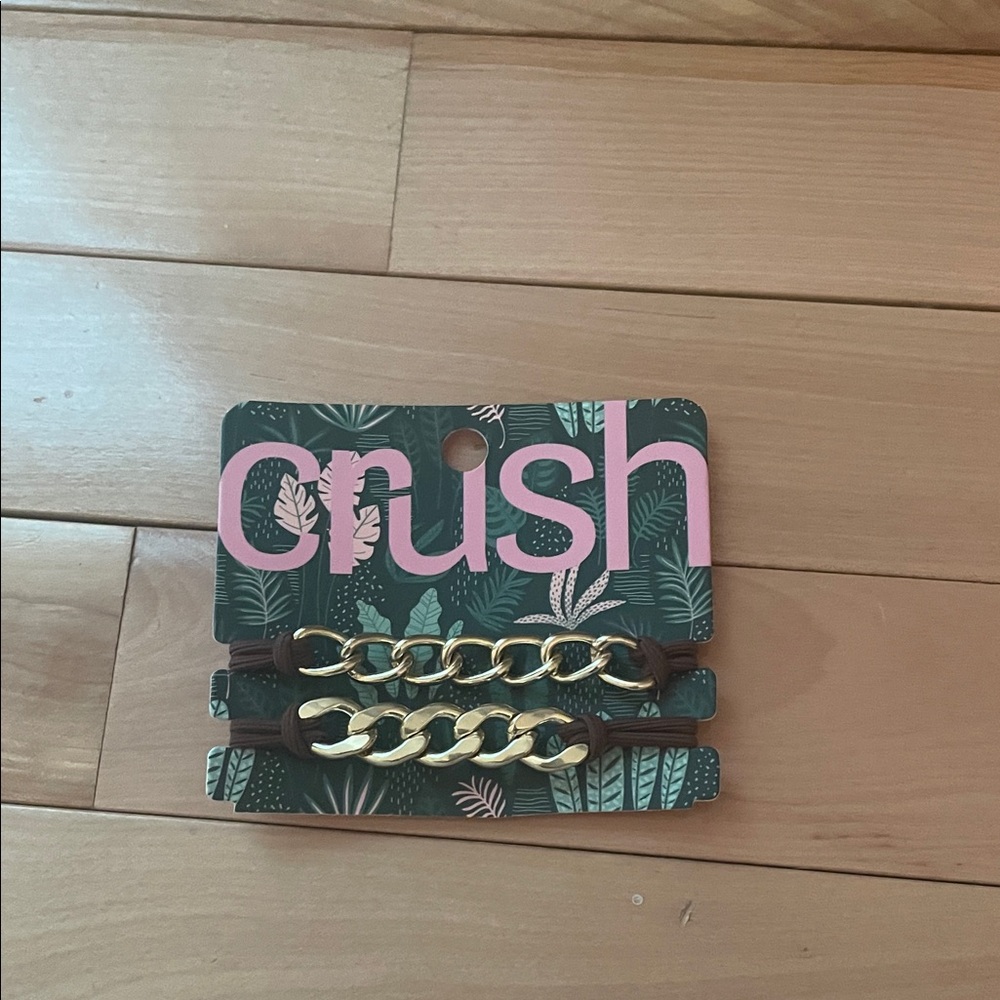 Crush Gold Chain Hair Ties